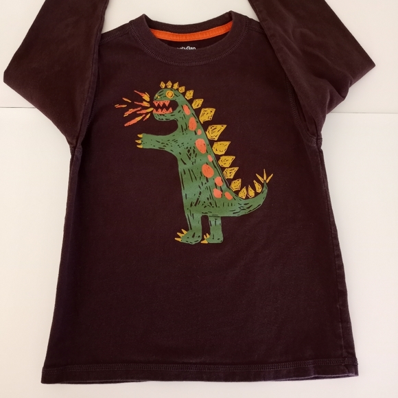 Baby Gap Tyrannosaurus Rex T-Rex Dinosaur Long Sleeve Shirt Boys Size 5 Years - Picture 6 of 9